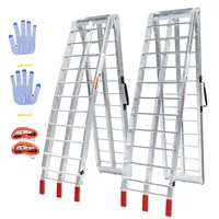 Heavy Duty Folding Aluminum Loading Ramps, 2-Pack, 1800 lbs Capacity, 90 in Length for ATV, UTV, Motorcycle, Pickup Truck Bed & Trailer, 1800Lbs