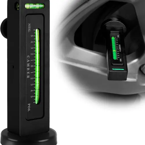 AXIZITECH Adjustable Magnetic Gauge Tool - Mechanic Tool with Lock Hold & Stable Set for Wheel Camber, Caster Pillar Alignment in Automotive Trucks, RVs, Magnetic Lock Hold