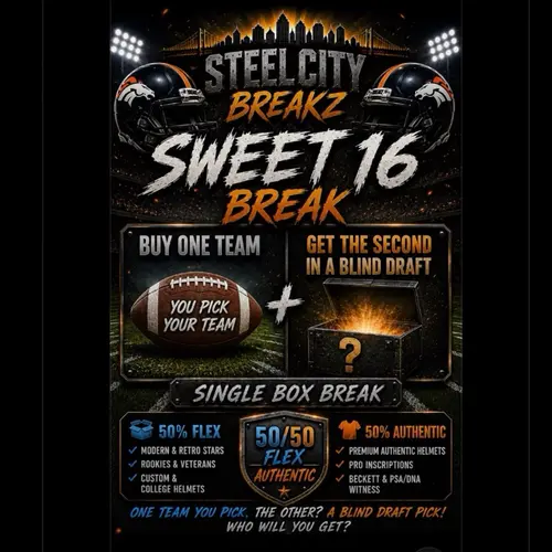 Sweet 16 - 50/50 FLEX/Authentic Helmet Break