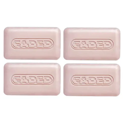 Topicals Faded Brightening Cleanser Bar 4-Pack - Shea Butter, Niacinamide, Vitamin C, Kojic Acid Soap - Fragrance-Free, Non-Bleaching, Safe for Sensitive Skin - Bar Body Wash & Cleansers, Moisturizing, Discoloration Corrector, Moisturizer, Body Care