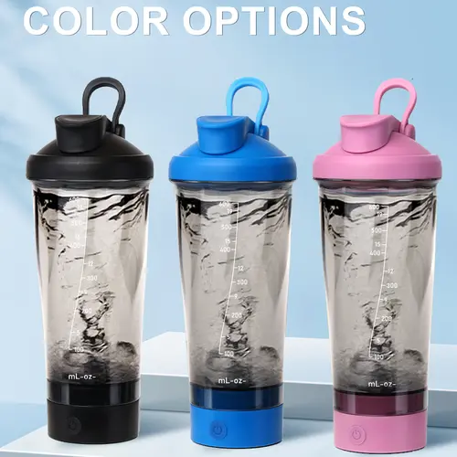 Windele 600ml USB Rechargeable Electric Shaker Bottle - BPA-Free Smart Protein Mixer Cup, Vortex Automatic Blender for Gym & Fitness, Portable for Smooth Protein Drinks