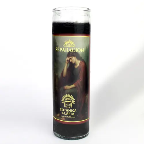 Separación Candle - Premium 16oz Smooth Soy Wax Black Edition, for Decor, Room Decor (Aromatherapy Essential Oil Compatible)
