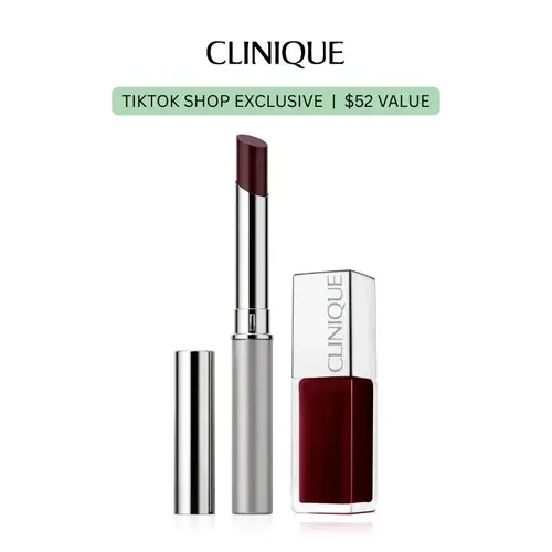 [Clinique] Honey Lip & Cheek Bundle - Almost Lipstick + Lip & Cheek Oil | Nourishing | Lightweight | Multi-use | Sensitive-Skin | Black Honey | Nude Honey | Pink Honey | TikTok Shop Exclusive