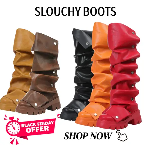 Women's Ruched Mid-Calf Round Toe Platform Footwear - Detachable Snap Panel Boot Heels, Stylish Women's Shoe
