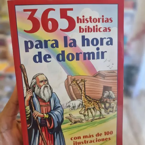 365 Bedtime Bible Stories Spanish Edition Paperback Book - Barbour Publishing, 368 Pages Children's Literature, 100+ Illustrations, Bedtime Tales for Kids, Fosters Reading Love, Parents' Nightly Tool to Enhance Child's Reading Experience