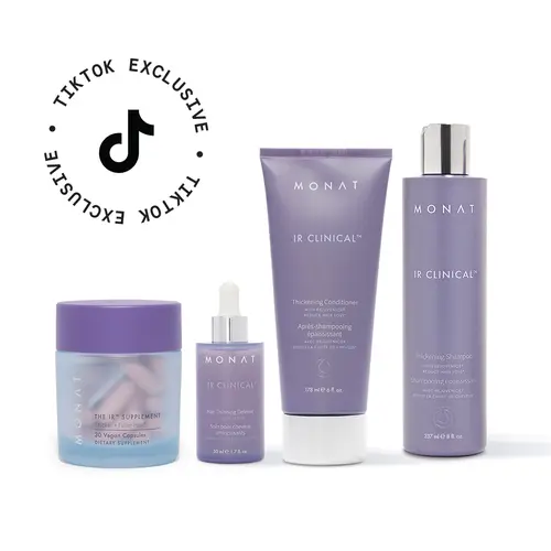 MONAT The IR Hair Supplement + IR Clinical Thickening System – Thicker, Fuller Looking Hair Support