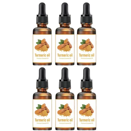 Natural Turmeric Facial Oil,30ml/bottle Moisturizing Facial Oil, Daily Skincare Hydrating Set for Women & Men, Skin Cosmetic Care Kit for All Skin Types, Body Oils, Body Oil Moisture