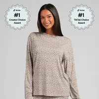 Comfrt | Cloud Lounge Long Sleeve Tee | Everyday Super Soft Stretch Long Sleeve Top