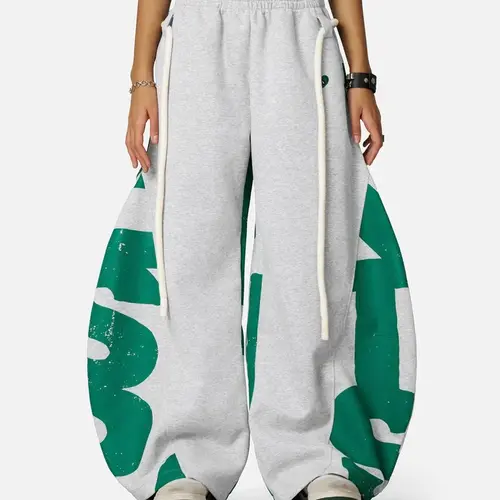 Aelfric Eden Graffiti Super Baggy Sweatpants Loose Fit Trousers with All Over Print Rebellious Doodle Style with Pockets Unisex Vintage Streetwear Joggers, Letter Printed Joggers, Soft Jogger Trousers,clothes for back to school,first day of school outfits