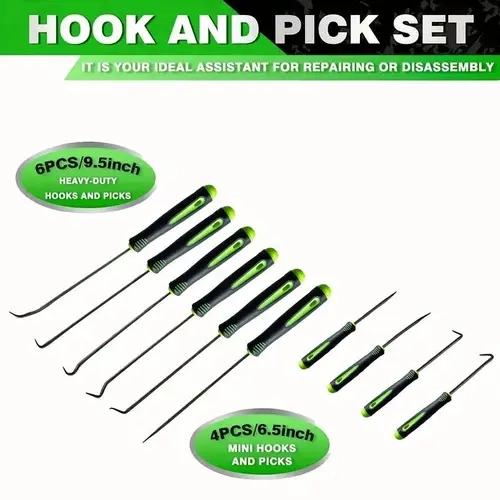10-Piece Auto Tool Kit, Professional Car Repair Tool Set for Mechanics & DIY Enthusiasts, Durable Design for Efficient Vehicle Maintenance, Automotive Tools Kit