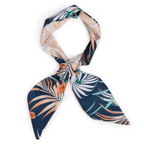 Silk Scarf Bow Bag Charm 34" x 2"