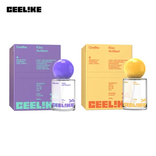 Ceelike Mouth Freshening Oral Spray 2-Pack Set - 5 Flavors Available, Antibacterial Dental Freshener, Prevents Bad Breath, Boosts Oral Health