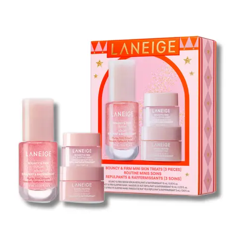Laneige Bouncy & Firm Mini Skin Treats, Hydrating Gift Set Skin Kit Skin Care Sets