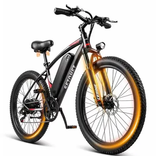 Adult 26'' Folding Mountain Ebike - 1500W Motor, 432Wh Removable Bat, 25MPH Top Speed, 7-Speed Gears, Disc Brake Stop, Efficient Daily Commute City Cycling Bike for Gifting, Folding Bike, Rechargeable Battery