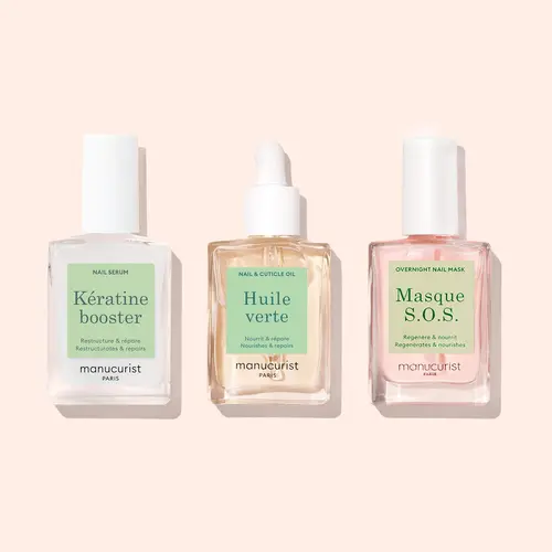 Manucurist Damaged Nail Treatment Routine - Results in 14 Days - Intensive Nourishing and Repairs