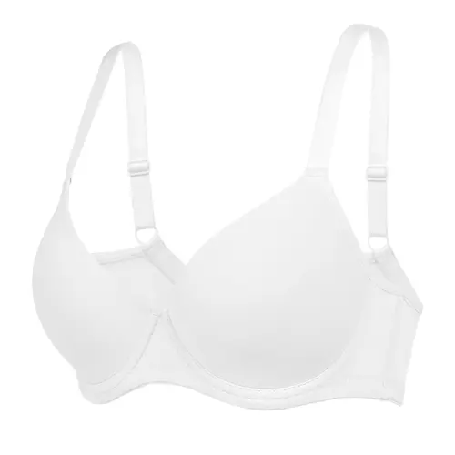 Women's Ultra-Soft Seamless Push-Up Bras - Full-Coverage Wire Bra Set with Multi-Color, Lift & Shape, Hand Washable, No Padding, Wire Bra Cups for T-Shirt Layering & Shaping | Elegant & Supportive T-Shirt Intimates, Seamless Design