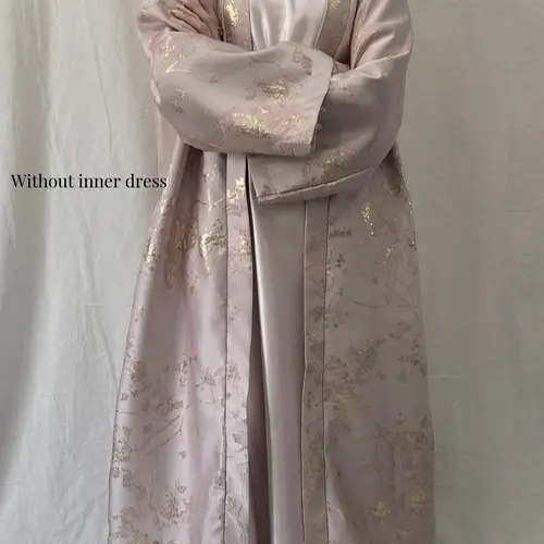 Women's Modest Style Long Robe Dress, Elegant Floral Pattern, Comfortable & Stylish Design, Perfect for Daily Wear & Special Occasions, Classy Modest Dresses, Muslim Dress, Muslim Outfits, Muslim Women Gowns, Muslim Evening Dress, Islamic Clothing