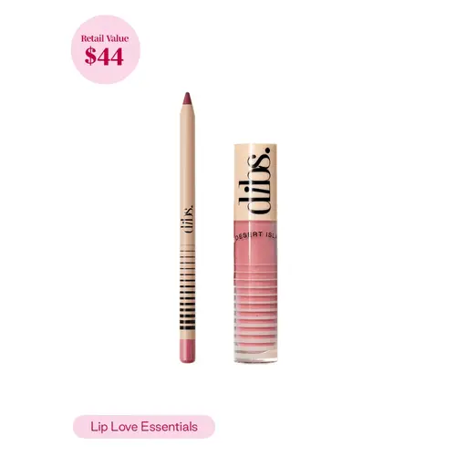 DIBS Beauty Lip Love Essentials - No Pressure Lip Liner + Go To Glossy Balm Makeup Sets