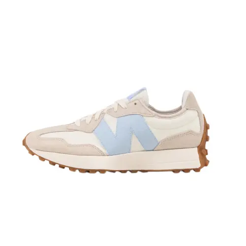 New Balance 327 Timberwolf Light Chrome Blue Women's Perfect Casual Daily Lifestyle Sneaker Fashion Footwear Gym Walking Shoe Running Sneaker Girl, Sporty Running Shoes, Shoes