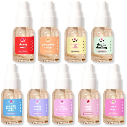 Sample Moisturizing Body Oils - 1 oz Body Oil Minis - Choose Your Scent