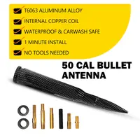 14cm Carbon Fiber Bullet Antenna Mast Power Radio AM/FM Replacement Universal