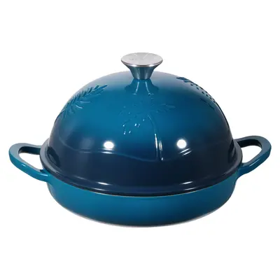 VEVOR Enameled Cast Iron Dutch Oven,  5 Quart Pot for Sourdough Bread Baking, Heavy-Duty Cookware Pan with Lid and Dual Handles, Oven Induction Compatible up to 500℉, for Cooking Roasting