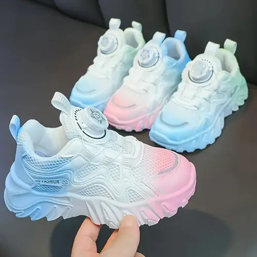 Unisex Kids Athletic Shoes: Todder Shoes Gradient Running Sneakers With Twist Closure - Ultra-Lightweight, Breathable Mesh Upper, Non-Slip Rubber Sole | All Season Comfort For Boys & Girls & Everyday Wear, US Size:Todder 5.5-Little Kids 10.5 tiktokshopspr