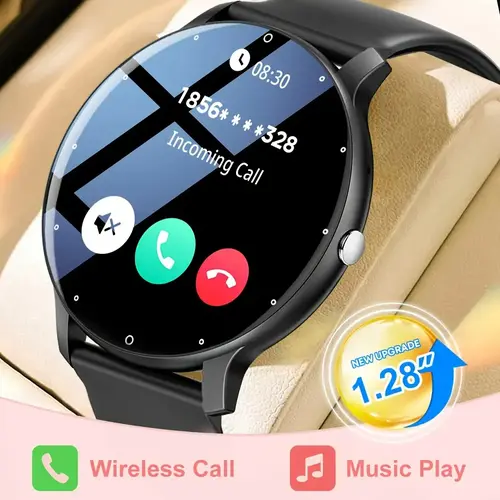 2025 Newest Color-Matching Smartwatch - Wearable Tech, Tech Meets Fashion, 5.2-inch Bluetooth, 3.25cm HD TFT Screen, Wireless Talking, Rechargeable Battery, Multiple Sports Modes, Weather/Message Notifications, Stylish Durable Wearable for Fitness Running