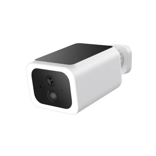 Luna Solar Cam - 2K 2.4GHz WiFi Outdoor Wireless Security Camera, Solar + Battery Powered, Starlight Color Night Vision, DWDR Clarity, Smart AI Motion Descriptive Alerts, Activity Zones, Two-Way Audio & IP65 Weatherproof Design, Recording, Metal