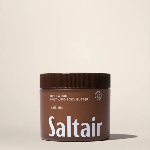 Saltair Driftwood Body Butter – Deep Moisture Cream with Ceramides, Coconut & Sea Buckthorn Oils – 24-Hour Hydration – 10 fl oz