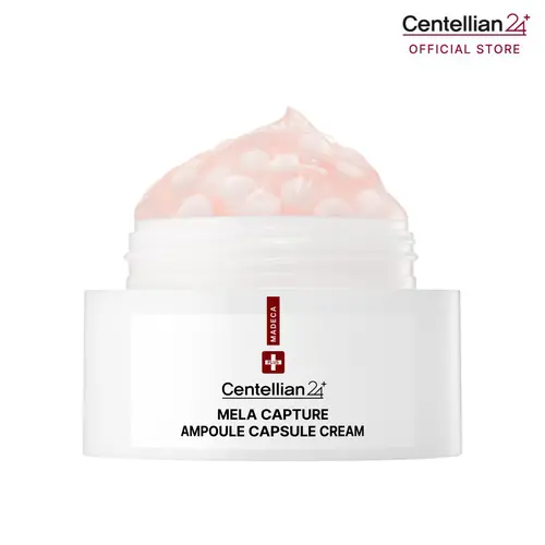 [Centellian24] Madeca Mela Capture Ampoule Capsule Cream 55ml, PDRN + Centella Asiatica, Inositol, Radiant Tone & Firming Deep Hydration, Daily Moisture Nourishing Hydrating Gel Cream, Korean Skincare for Adults