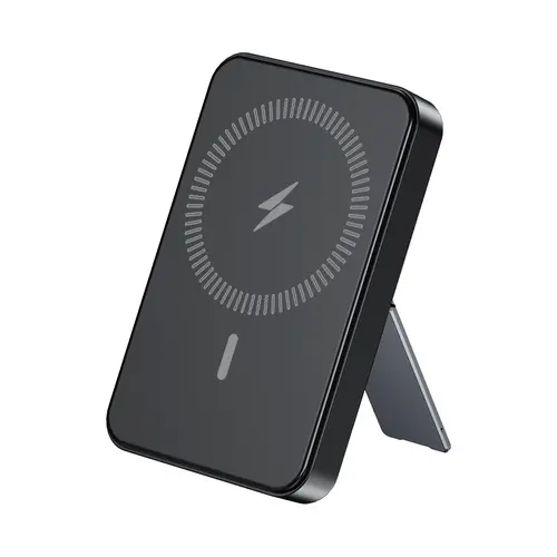 VIL 10000mAh Magnetic Compact Power Bank Charger - Wireless Portable iPhone Charger, Foldable Stand, LED Digital Display, Cable-Free, Durable Lithium Battery, Super Fast Charging, Tools and Gadgets, Cool Gadgets for iPhone & Android Simultaneous Charging