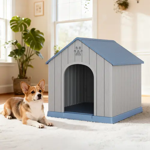 【Summergarden】Multi-sized dog houses, both indoor and outdoor，Spacious Shelter for Dogs, Cats, Rabbits, Chickens  and other Animals., Indoor Outdoor Kennel, Waterproof