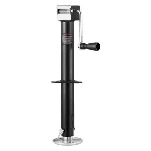 【toolupgrade】VEVOR Trailer Jack, weld on trailer jack for rv trailer, 2000 lbs Dynamic Capacity Pipe-Mount Swivel Trailer Tongue Jack with Handle, 10-Inch Lift for RV, Horse Trailer, Utility, Yacht Trailer,car accessories