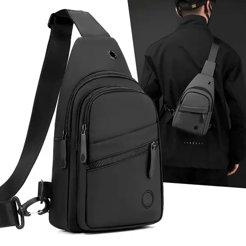 Small Sling Backpack Crossbody Sling Bag, Chest Bag Daypack Fanny Pack Cross Body Bag for Outdoors Hiking Traveling, Adjustable Crossbody Strap, Multifunctional Portable Bag Fathers Day Gift tiktokshopbacktoschool,back to school,back to school haul