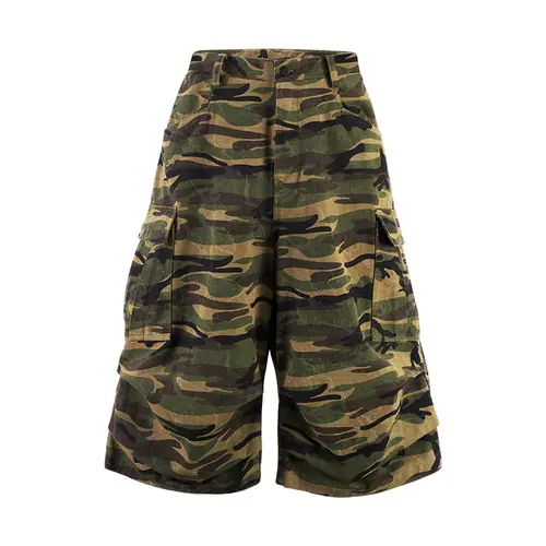 Inflation Camouflage Loose Pants Work Pants Spring Summer Thin Light Jungle Work Shorts Seven-Point New Trendy American Street Casual Pants Statements Street wear