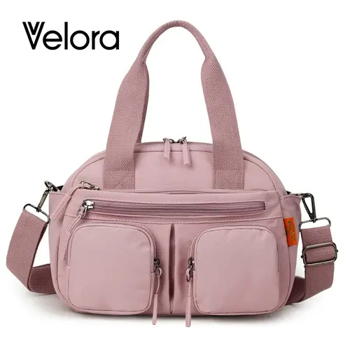 Velora Women's Nylon Fashionable Handbag - Large Capacity Everyday Bags, Wet-Dry, Casual Shoulder Crossbody Tote Bag