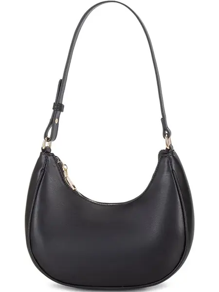 Crescent Shoulder Bags for Women Cute Hobo Tote Handbag Under the Arm Purses Mini Clutch Purse with Zipper Closure, Half Moon Bag, Everyday Bag