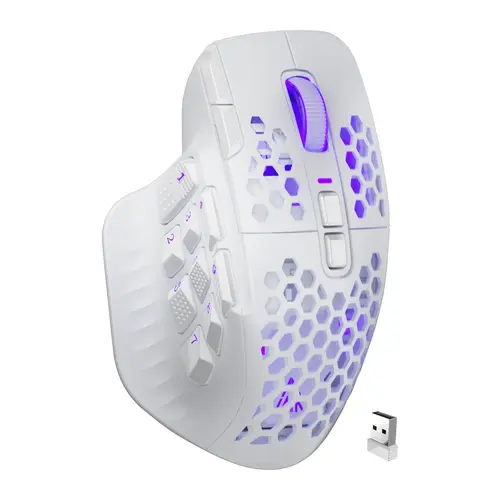 [New]SOLAKAKA SM809 Pro Wireless MMO Ergonomic Gaming Mouse, 9 Side Buttons, 24000 DPI RGB Gaming Mouse, Programmable Macro Mouse for PC,back to school,back to school haul