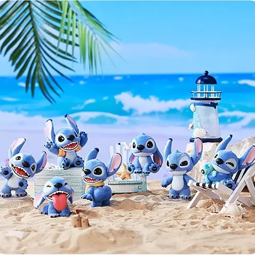 【Holiday Gift】Disney Stitch "Fluffy Adventure" Series Blind Box Ultra Soft Flocked Collectible Figurines | Adorable Lilo & Stitch Inspired Decor, Perfect Cute Gift for Her (Fans & Collectors), Holiday & Holiday Haul#Summervibes, Back To School