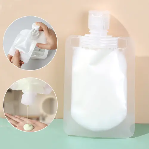 12-Count Safe Plastic Multi-Pack Portable Travel Refillable Squeeze Bottle Set - 50ML Durable Makeup & Skincare Containers, Bulk Pouches for Shampoo, Lotion, Shower Gel, Camping Mini Toiletries (Purse-Compatible)