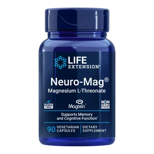 Life Extension Neuro-Mag® Magnesium L-Threonate 90 Vegetarian Capsules