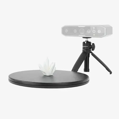 Creality 3D Scanner Manual Turntable - Rotary Dial, Portable Compact Handle Tripod, Enhanced Stability for Otter/Raptor/Sermoon S1, Ideal Gift for Indoor Scanning of Detailed Models to Reduce Hand Jitter, 20Cm