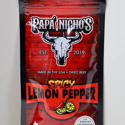 Spicy Lemon Pepper - Carne Seca/Beef Jerky