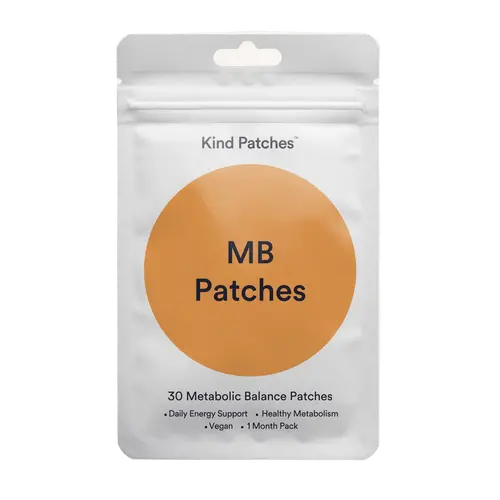 Kind Patches: 30 Advanced Metabolic Balance Patches, Energy Support, Healthy Metabolism, Vegan, 1 Month Supply