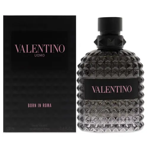 Valentino Uomo Born in Roma for Men 3.4 oz Eau de Toilette Woody Spicy Fragrance