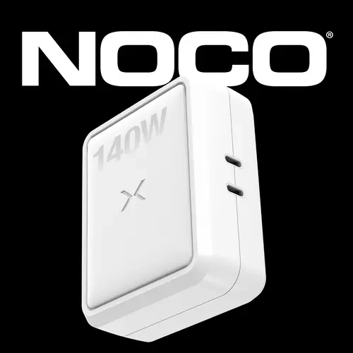 NOCO XGrid X140: 140W USB-C Charger – Dual Port Type C Power Adapter – GaN Fast Charging