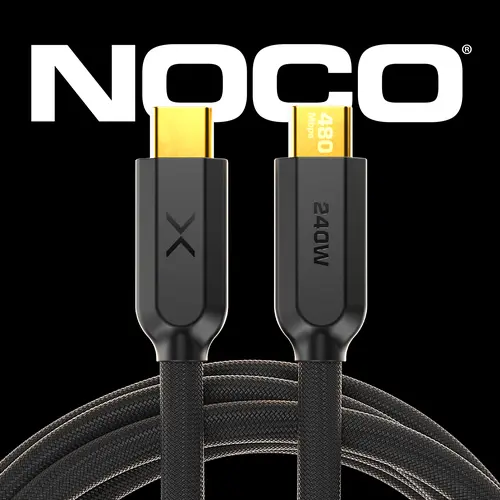 NOCO XGrid XC3: 10 Foot – 240W USB-C to USB-C Cable – USB-IF Certified, E-Marker Chip, 480Mbps Data