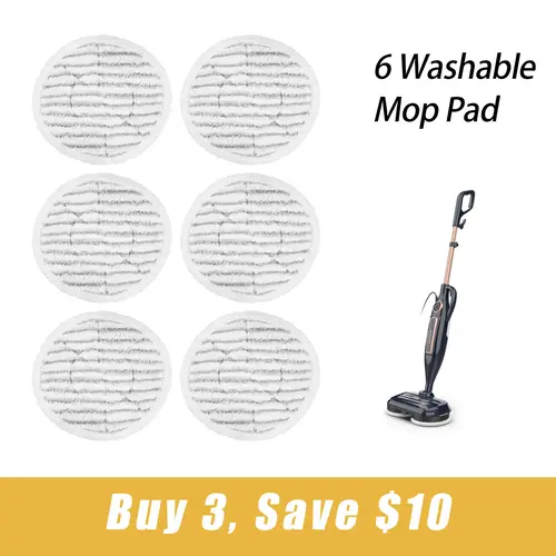 Washable Mop Pads/VM6 Steam Mop Compatible Mop Pad/ Replacement Mop Pad Set