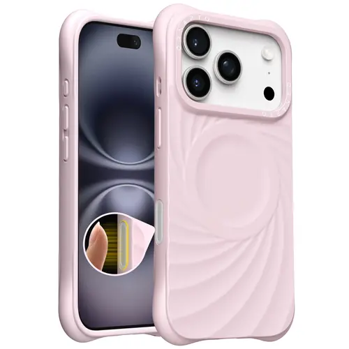 ORNARTO Vortuxe Shockproof Casing for iPhone 17 Series, 2X MIL-STD Drop Protection Mobile Phone Accessory, MagSafe-Compatible Sleek Liquid Silicone Protector for Devices